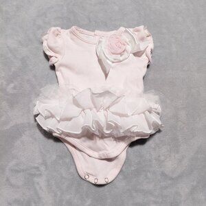 Koala Baby Boutique NB Ruffle Rosette Tutu Bodysuit